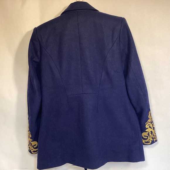 Wonder Women’s embroidered military style double breasted jacket size 10 - Picture 5 of 13